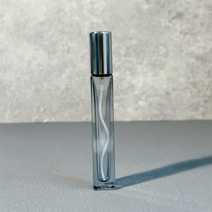 Hot bán thử nghiệm nhỏ 3ml 5ml 10ml chai màu xám với bạc cap rỗng tốt sương phun áp lực dày chai nước hoa - Product Image 5