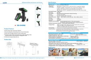 Escáner de código de barras inalámbrico de mano, lector de código QR, 2,4G, BT, Android, Syble, a buen precio - Product Image 2