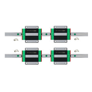 2 uds. Carril de guía lineal de 25mm HGR 1200 a 00 con bloque de carros deslizantes 4 HGHCA o HGWCC para enrutador grabador - Product Image 3