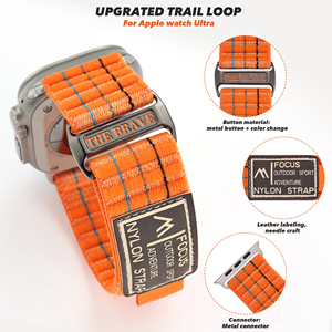 חם עסקה בחוץ ספורט צבעוני smarttwatch ניילון 42 מ "מ 46 מ" מ עבור אפל שעון 10 סדרה 9 8 7 se אולטרה 1 2 band