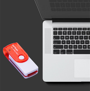 OEM Factory Wholesale Macaroon Card Reader Suited for Digital Memory Cards USB2.0 Multifunctional Rotating Card Reader - Product Image 4