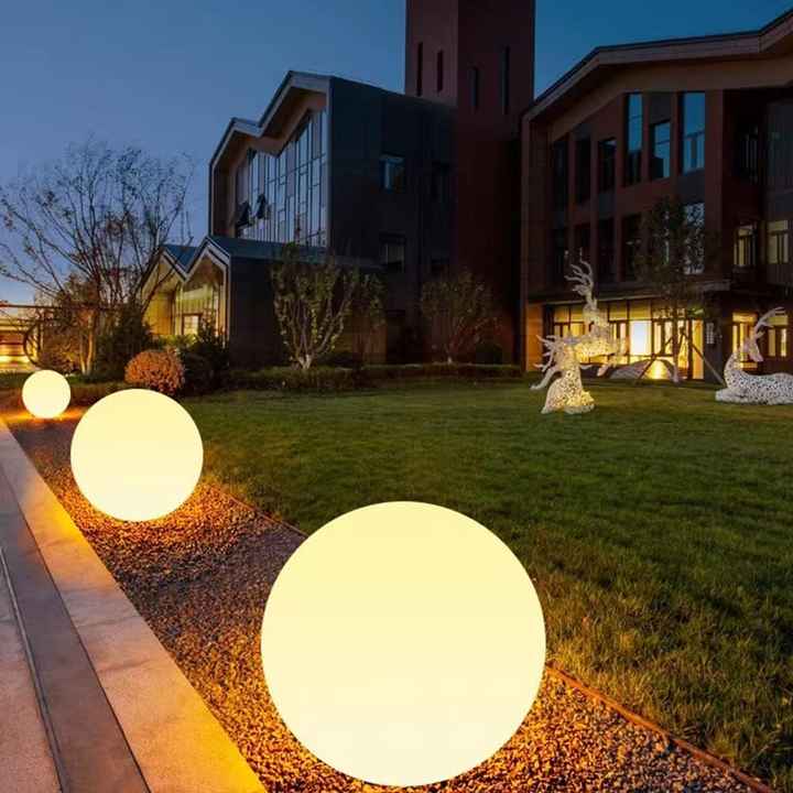 Bahçe güneş ışığı topu/led kızdırma yüzme havuzu topu/led kızdırma topu yüzen ışık ile renk değişimi