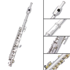 Wholesale Professional Performance White Copper Student Western Flute Piccolo Beginners Entry-Level C-Pitch for Music - Product Image 3