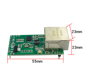 Doppia porta seriale al modulo Ethernet USR-TCP232-T2 la porta di rete RJ45 3.3V / 5V modulo Dual compatibile