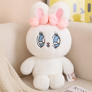 ของเล่นกระต่ายอีสเตอร์กระต่ายอีสเตอร์กระต่ายหูยาวผ้านุ่มน่ารักหลากสี
