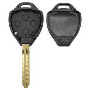 For T-oyota C-amry Avalon C-orolla Matrix RAV4 4 Buttons Smart Car Remote <strong>Key</strong> Fob Shell with TOY43 <strong>Key</strong> Blade - Product Image 3