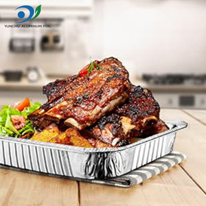 Tùy chỉnh 9*13 inch kỳ nghỉ Foil Pan dùng một lần Baking Aluminum foil container cho thực phẩm - Product Image 5