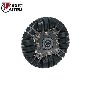 Alta Qualidade TPE 200 milímetros Omnidirectional Roda com 6002 Aço Inoxidável Rolamentos Duplos - Product Image 1