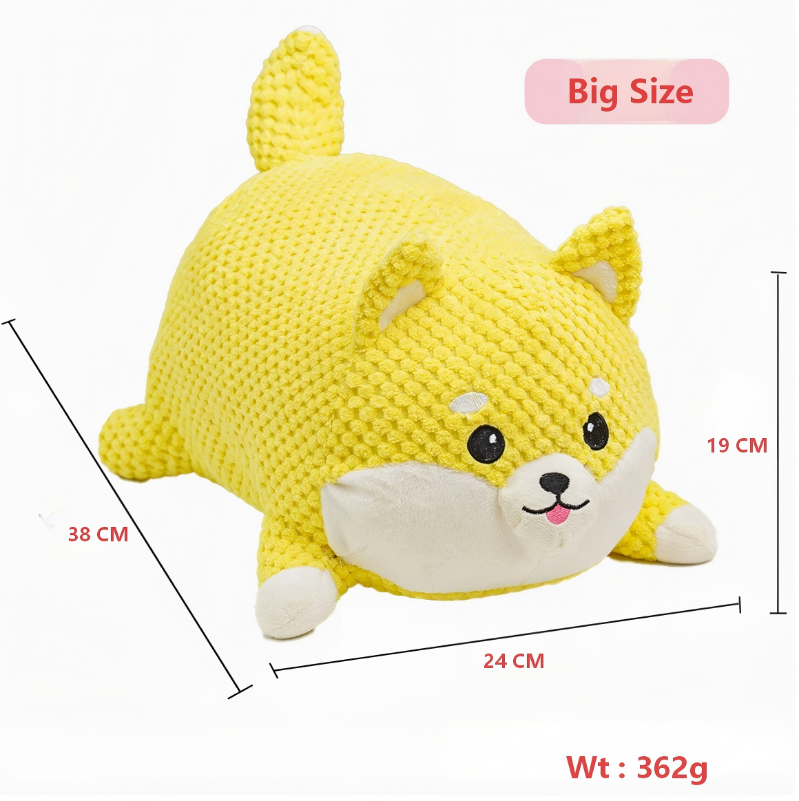 Yellow Corgi Pet Toy (big size)