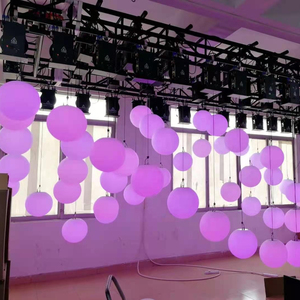 1M-15M高さRGB LEDリフティングボールDMX512制御ウィンチと運動システム鉄ボディマトリックスライトタイプ - Product Image 1
