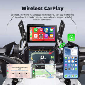 BM W Advanced Navigation Features 6.5 Inch Wireless Carplay <strong>Android</strong> <strong>GPS</strong> Monitor Screen for Motorcycles 1 Year Warranty - Product Image 2