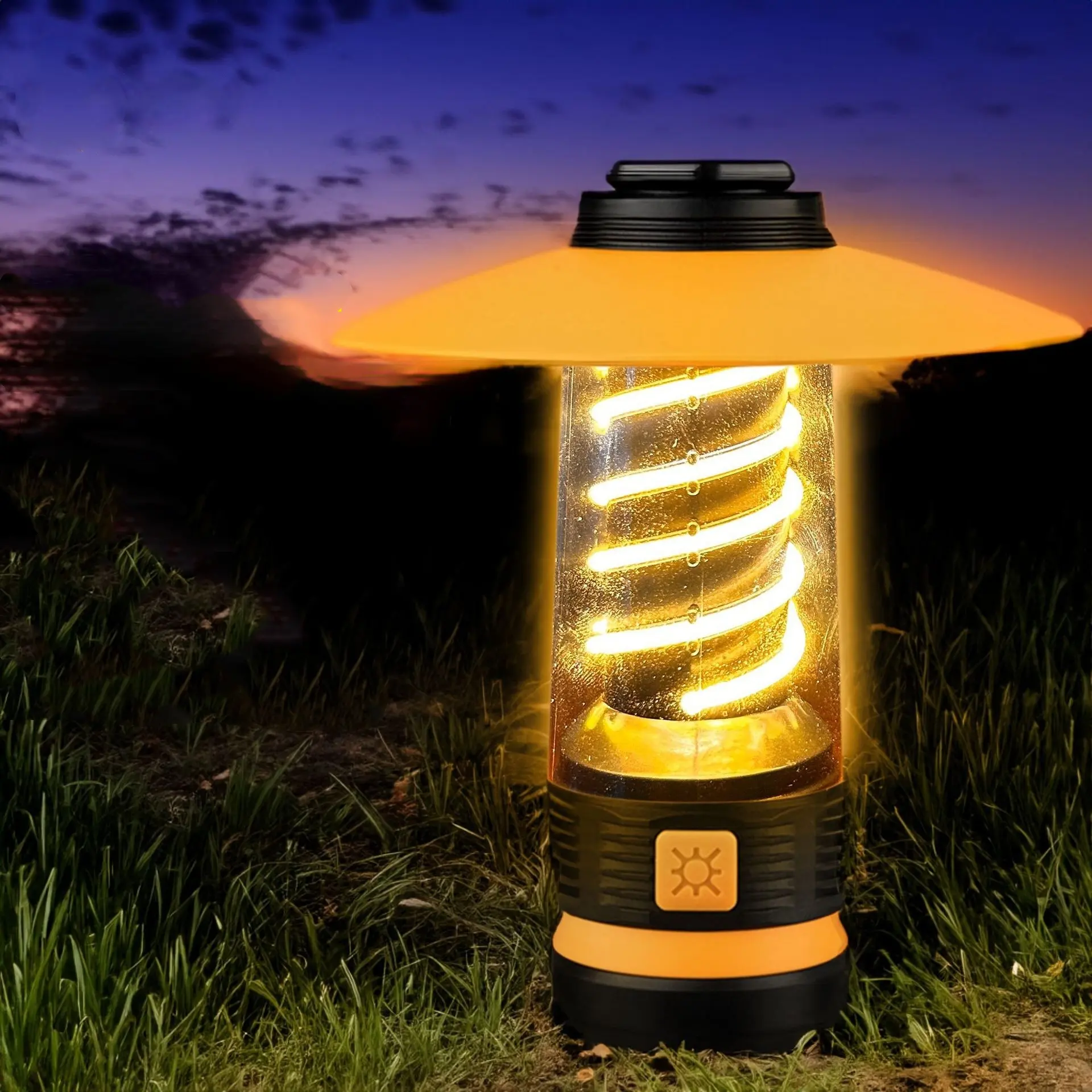 Lampada da campeggio portatile per campeggio Super luminosa, multifunzionale, torcia a LED, lampada da campeggio