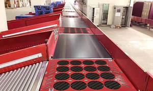 Kunden spezifischer Kreuz gurts or tierer für das Logistik lager Pakets ortier <span class=keywords><strong>system</strong></span> mit kunden spezifischen Logistik förderern für Leiters chienen