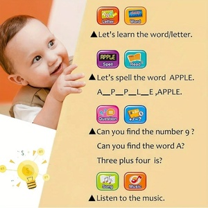 <strong>Kids</strong> Learning Tablet Early Education French LED Screen I-pad Learning Machine Toy Multi-function Interactive Music Study Machine - Product Image 3
