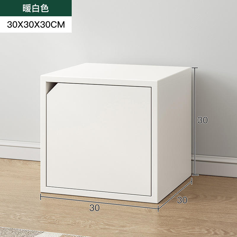 Warm white with door