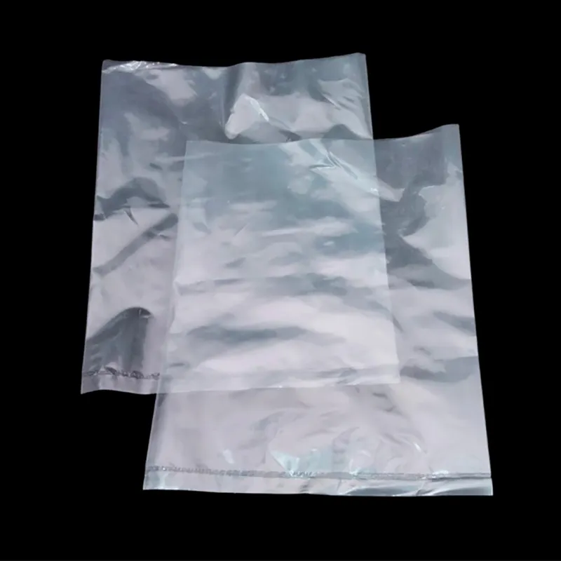 Impression de logo personnalisé plastique transparent de qualité alimentaire petit 10cm x 25cm PE LDPE sac en plastique pour la nourriture