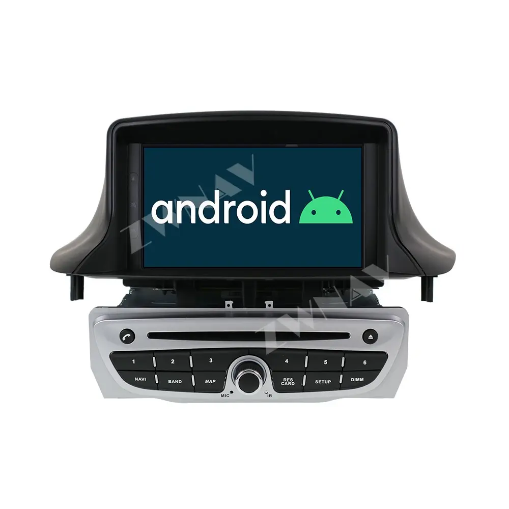 Android 10 PX6 araç GPS navigasyon multimedya oynatıcı Renault Megane 3 için Renault Fluence 2009 + radyo otomatik Stereo kafa birim ses