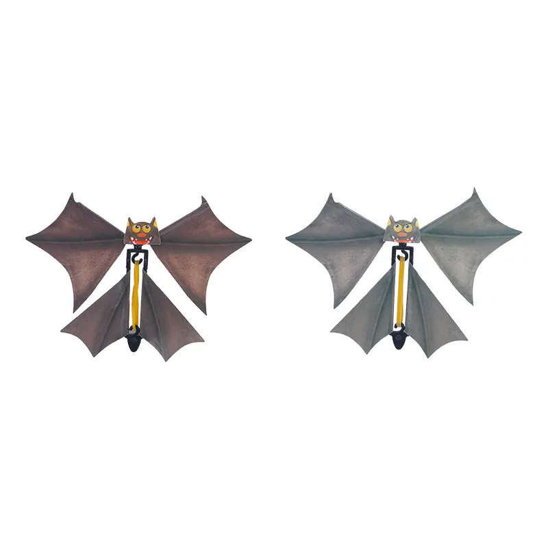 Halloween Carte Jouets Blague Blague Magique Chauve-Souris Gag Jouets Drôle Volant Prop Chauve-Souris Liquidation Jouets Pour Garçons