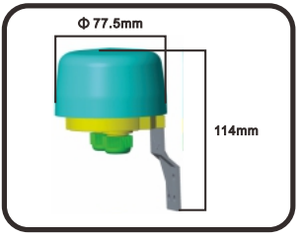 Sensor de Control de luz ES-G05C 10A IP65, Sensor de pared para sesión fotográfica - Product Image 4