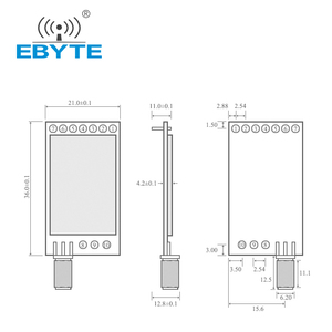 Ebyte-Transmisor Nrf24l01 de 2000m, receptor inalámbrico de 24GHz, 8km, 433Mhz, 4 datos - Product Image 5