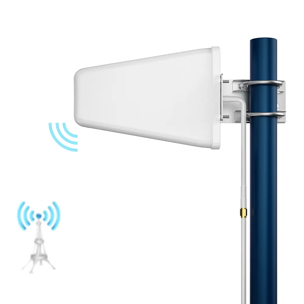 Antenne pointue LPDA Yagi pour améliorer le WIFI et les signaux mobiles, 9dbi, 11dbi, 14dbi, accessoire extérieur, 4G, 5G