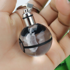 Quả cầu pha lê 3D <span class=keywords><strong>LED</strong></span> Đêm ánh sáng vòng chìa khóa MH-YS0484 - Product Image 2