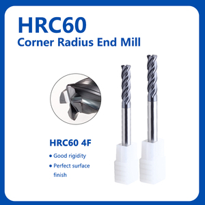 Hrc60稳定性好4槽角半径立铣刀数控车床立铣刀 - Product Image 3