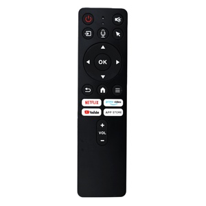 OEM ODM ha personalizzato il telecomando di Android TV con Netflix YouTube Prime Video app 4 scorciatoie funzione vocale e codice di apprendimento - Product Image 1