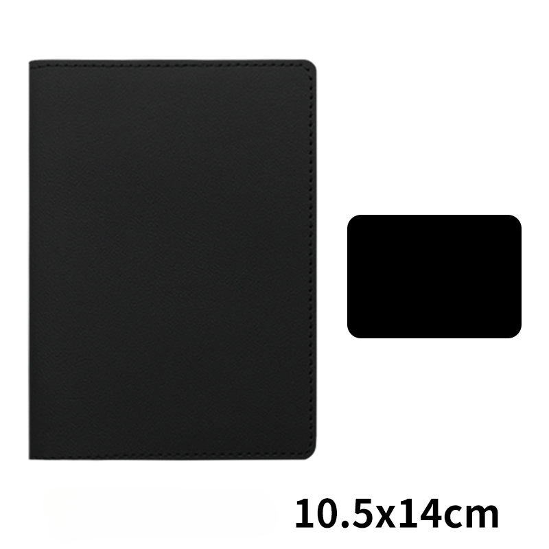 Black passport cover