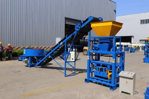 เครื่องทำบล็อกซีเมนต์กลวงแบบแมนนวล รุ่น Suoteng <span class=keywords><strong>QT40</strong></span>-1 รองรับหลายแรงดันไฟฟ้า ใช้งานง่าย - Product Image 4