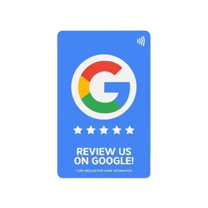 Free Sample Programmable NFC Google Review <strong>QR</strong> <strong>Code</strong> Business RFID Card for Social Medium App Review - Product Image 3