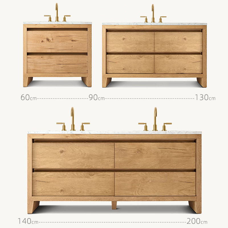 Meuble nu en chêne 60 cm