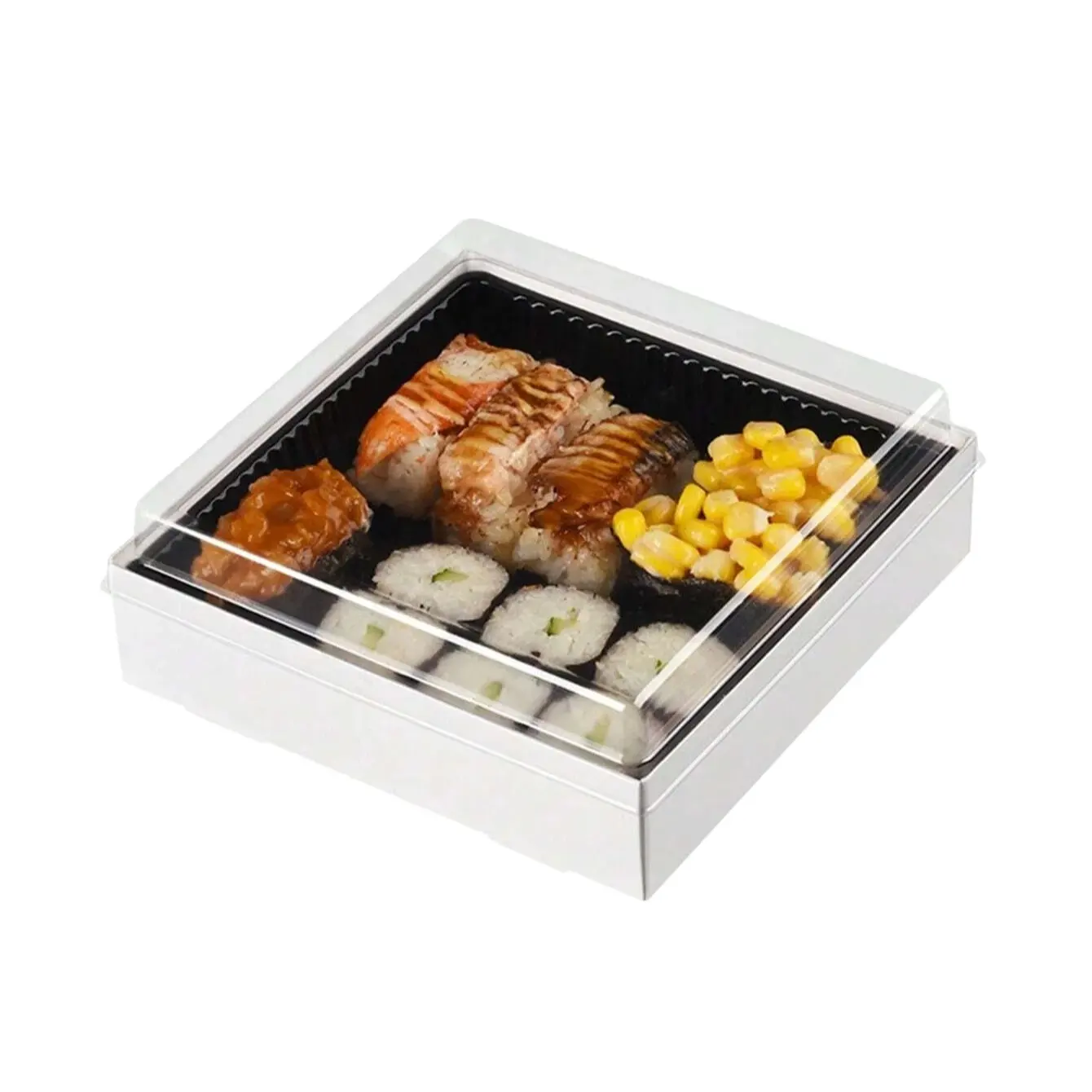 Коробка для упаковки суши десерта, коробка для торта для Мусса Тирамису бенто, контейнер для легкой еды в японском стиле