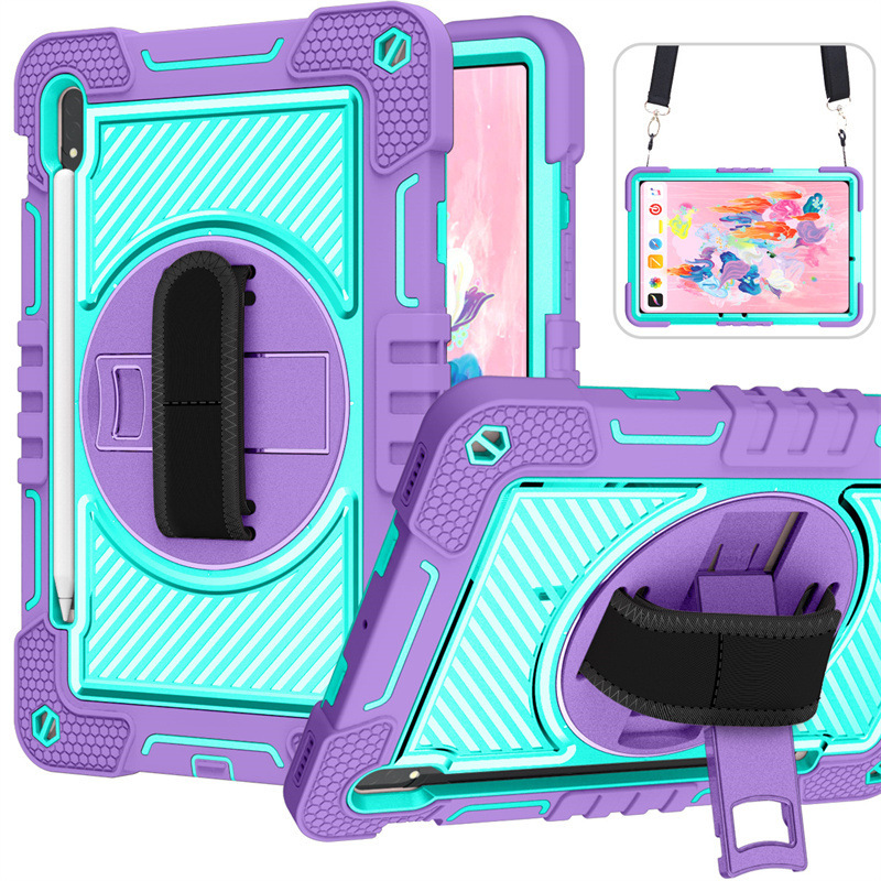 Purple + light blue