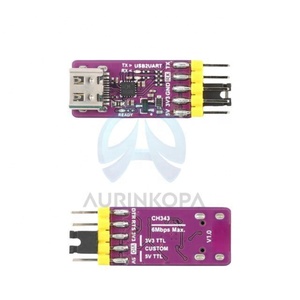 Modulo USB per porta seriale originale 6Mbps 5V/3.3V TTL CH343P Debug Downloader masterizzazione tipo-C - Product Image 2