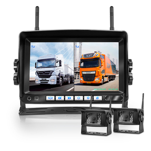 Sistema de cámara de respaldo inalámbrico Grabadora DVR de 7 pulgadas Antena dual Camión Sistema de cámara de visión trasera inalámbrica 2CH 720P para camión - Product Image 1