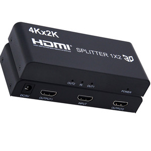 Divisor de video de 1 entrada/2 salidas de alta definición Distribuidor de dos videos de un minuto para HDTV Monitor de computadora Pantalla de TV y decodificador - Product Image 2