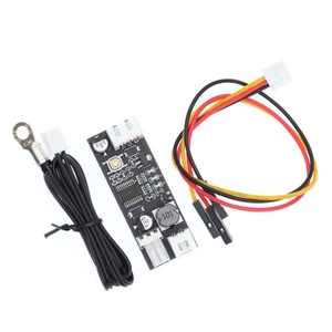 Single 12V 0.8A DC PWM 2-3 Wire Fan <strong>Temperature</strong> Control Speed Controller Chassis Computer Noiseor PC CPU Cooler Fan Alarm STK IC - Product Image 3