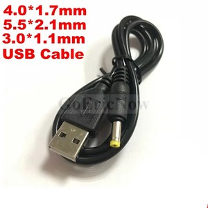 <strong>DC</strong> Power Plug USB Convert to 4.0*1.7mm/5.5*2.1mm/3.0*<strong>1.1mm</strong> <strong>Jack</strong> with Cord Connector Cable - Product Image 1