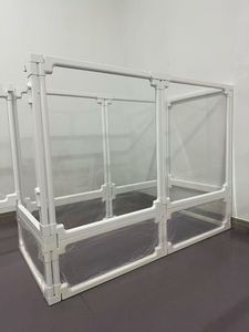 Trong suốt thỏ hàng rào lồng nhỏ vừa chó lắp ráp yêu cầu sử dụng trong nhà tất cả các mùa bichon Teddy qua biên giới bán nóng - Product Image 2