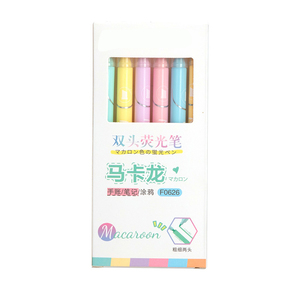 Dual <strong>Tip</strong> <strong>Highlighter</strong> Pastel <strong>Highlighter</strong> Pen Double <strong>Tip</strong> Soft <strong>Chisel</strong> <strong>Tip</strong> <strong>Highlighter</strong> Pens for School Macaron Color 6pcs Set Jumbo - Product Image 6