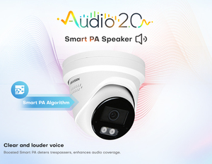 HIK G3户外4MP 6MP 8MP 4k彩色vu 3.0 Acusense 3.0音频2.0频闪灯和音频报警PoE IP摄像机 - Product Image 5