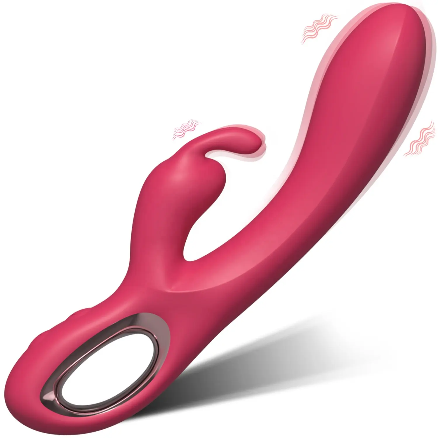 Coelho vibrador brinquedo sexual para mulheres recarregável mamilo ponto G clitóris massagem dupla vibração masturbadores clímax sexo vibrador