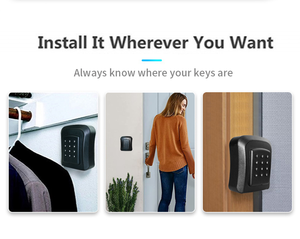 Ttlock akıllı anahtar saklama kutuları kod Lockbox giriş güvenli anahtar kutusu ev daire hava Bnb için kilit kutusu - Product Image 5