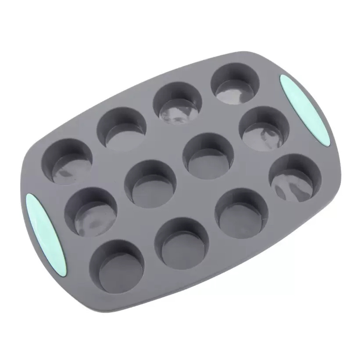 12 Cavity Mini Muffin Pan / 38.5 x 25 x 3 cm