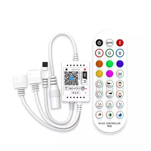Умный Wi-Fi RGB светодиодный контроллер с 24 клавишами ИК Музыка Пульт дистанционного управления голосовым звуковым ритмом для 5050 3528 полосы освещения для вечеринки дома - Product Image 2
