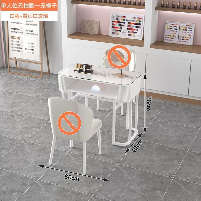 Mica White - Tempered Glass Countertop
