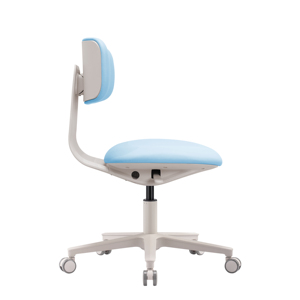 Verstellbarer Medizinischer Arbeits- und Laborhocker aus PU-Leder mit Rollen für Krankenhaus, Büro, Reinraum und Industrie, ESD-Stuhl - Product Image 3