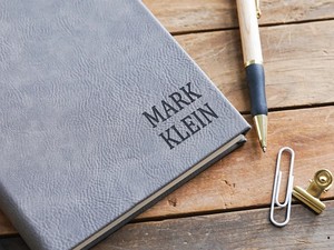 Mineti mljb 5 1/4 "x 8 1/4" หนังเทียมเปล่าแบบเลเซอร์ได้สมุดบันทึกส่วนบุคคลสำนักงานของขวัญทางธุรกิจสมุดโน๊ตผู้หญิงสำหรับสำเร็จการศึกษา - Product Image 4