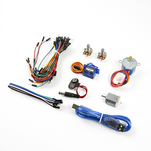 Robot linking Electronics Komplettes Roboter-Kit Lernstarter-Kit Schrittmotor-RFID-Kit für Arduino uno r3